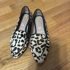 Leopard print pointed flats brand new size 7